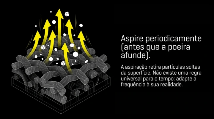 Como manter o estofado limpo por mais tempo?